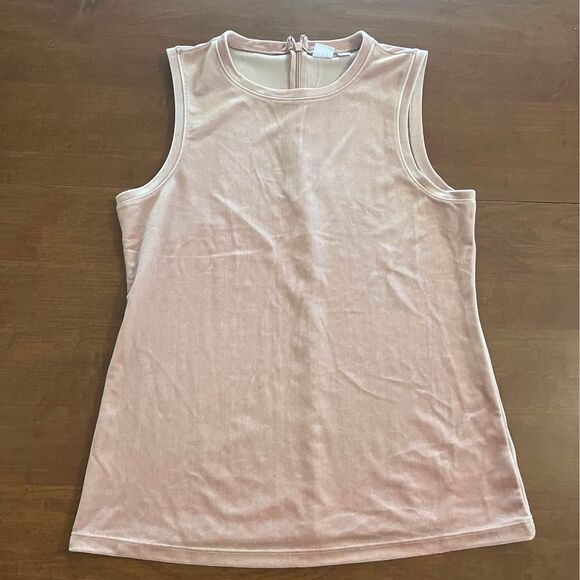 GAP Tops - NWT Gap velour blush colored blouse XS